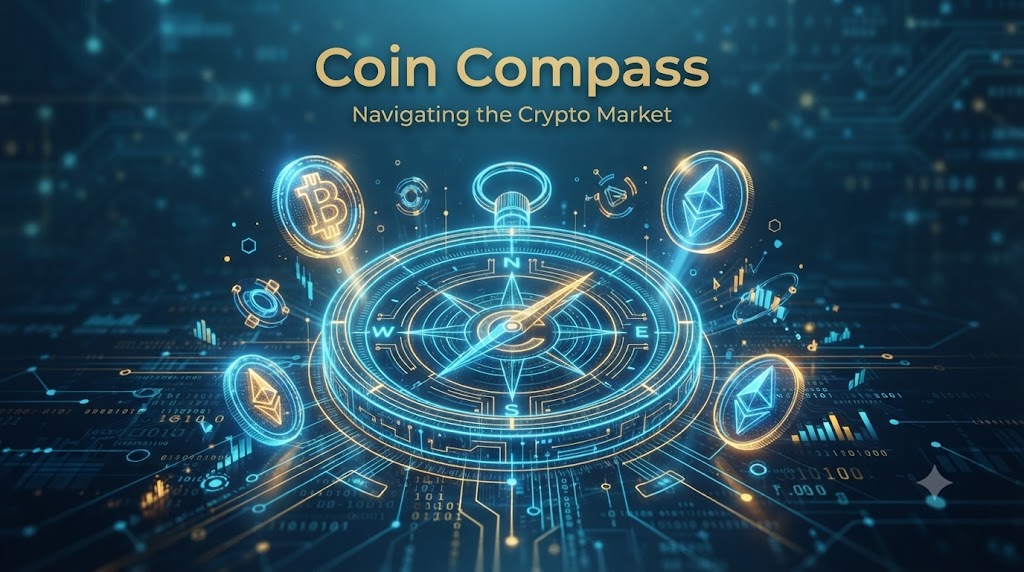 코인 투자 시작을 돕는 Coin Compass 나침반 이미지