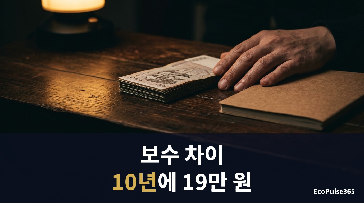 비트코인 ETF 운용보수 — 10년 차이 계산