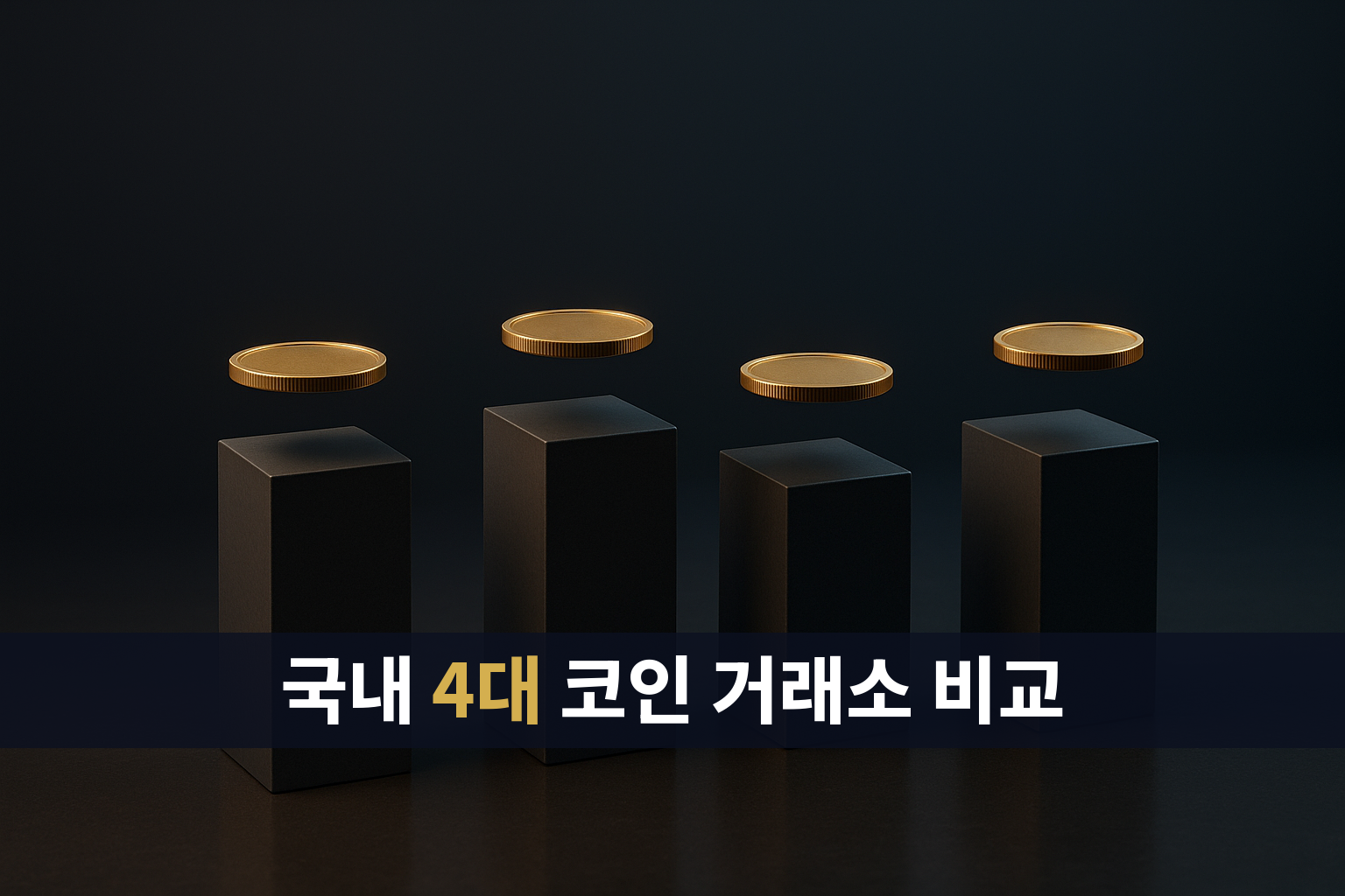 국내 4대 코인 거래소 비교