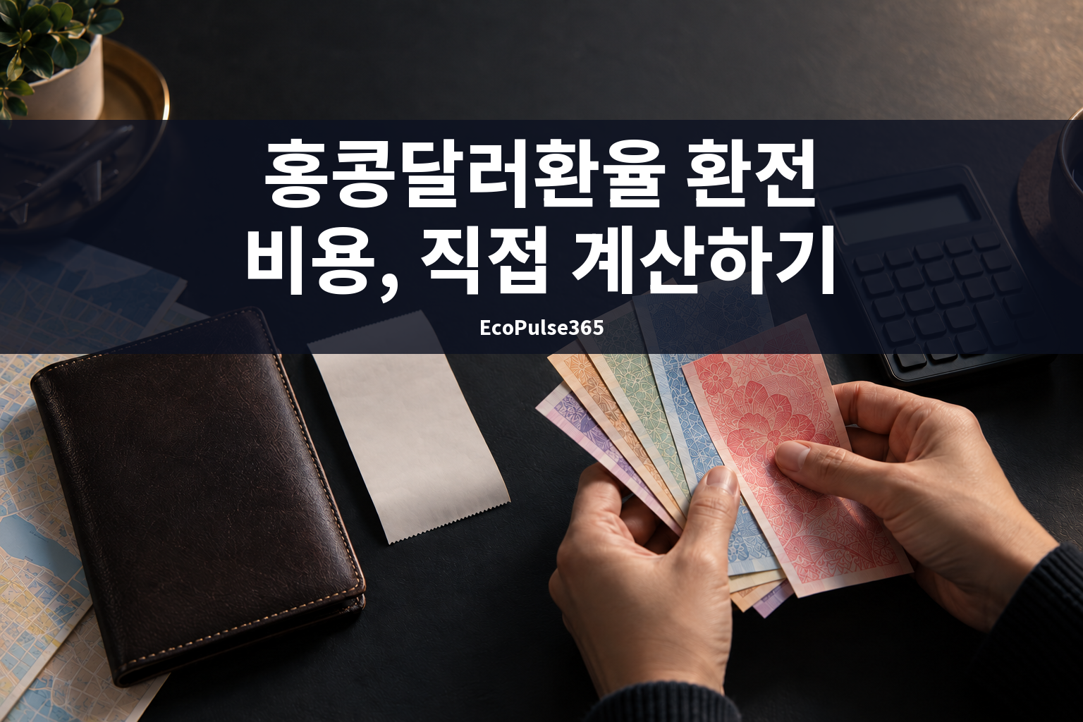 홍콩달러환율 환전 비용, 직접 계산하기