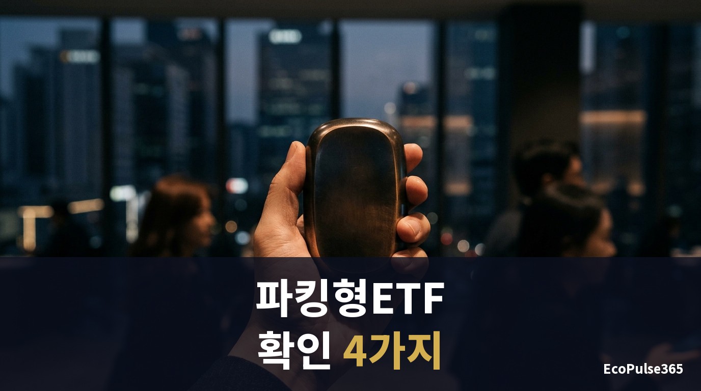햇빛이 드는 책상 위에 지갑과 작은 화분, 노트가 놓여 있고 남는 돈을 잠시 맡겨 두는 차분한 분위기를 담은 사진풍 장면. 글자가 있는 물건은 없다.